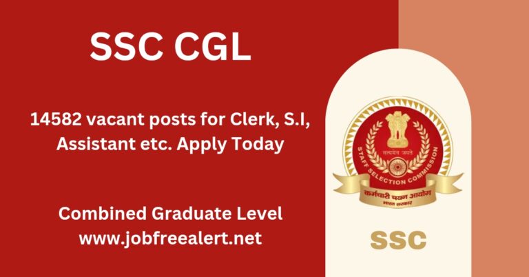 SSC CGL Recruitment 2025 online form out now with 14582 posts.