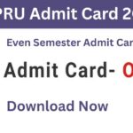 MJPRU Admit Card 2025 released online. Download your even semester hall ticket now from mjpruiums.in using exam form number.