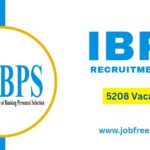IBPS Recruitment 2025 Notification Out For 5208 Vacancies